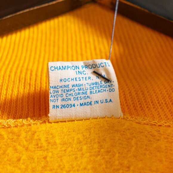 Champion Blue Bar Livingston High School Zip Up Track Jacket Small VTG 80s - Picture 5 of 10